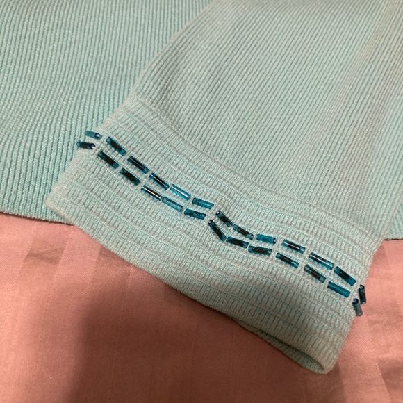 Turquoise tunic top and jacket - Picture 4 of 4